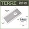 T Terre Robotic Lawn Mower Blades 9 Pack Compatible with Worx Landroid models, 9PK 43-WOR-1700-09 - alternate 3